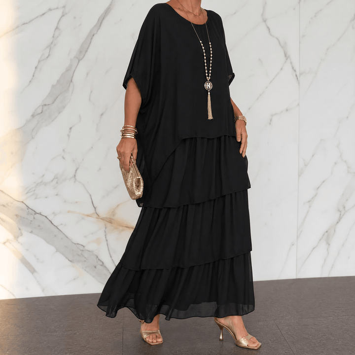 Marella – Women's Elegant Tiered Dress for Events