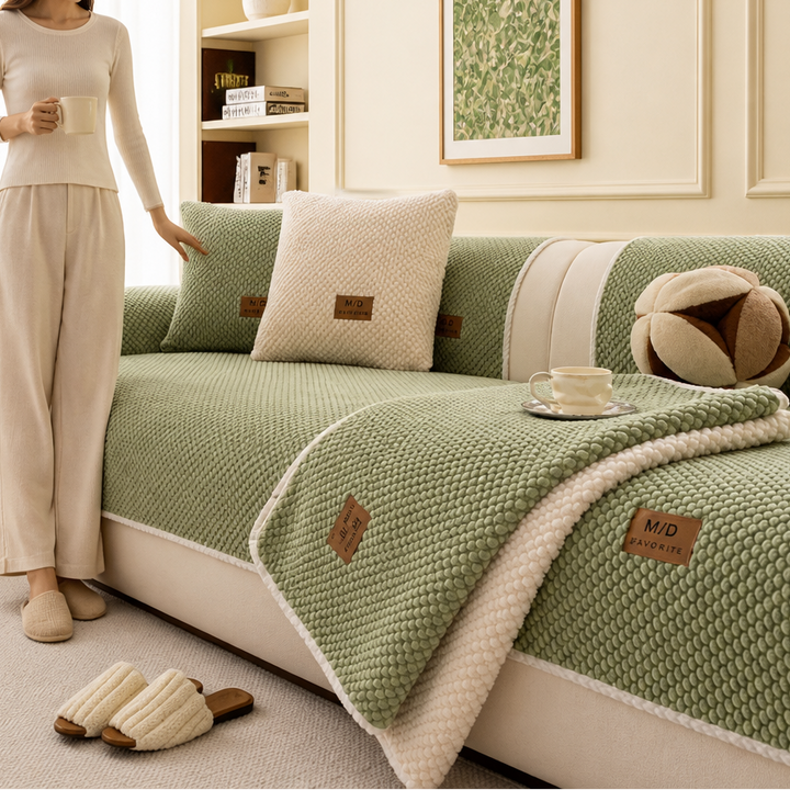Nestora – Modular Non-Slip Chenille Sofa Cover