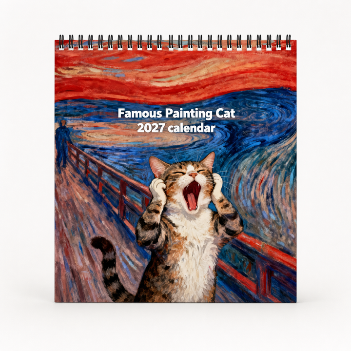 Purrfecto – 2027 Masterpiece Cat Wall Calendar