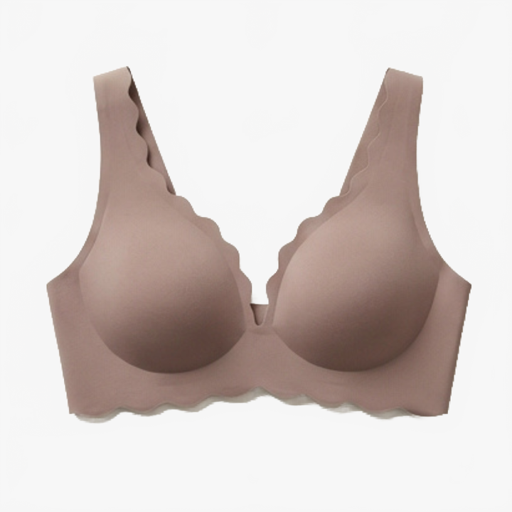 Veluna – Women's Deep V Wireless Lift Bra