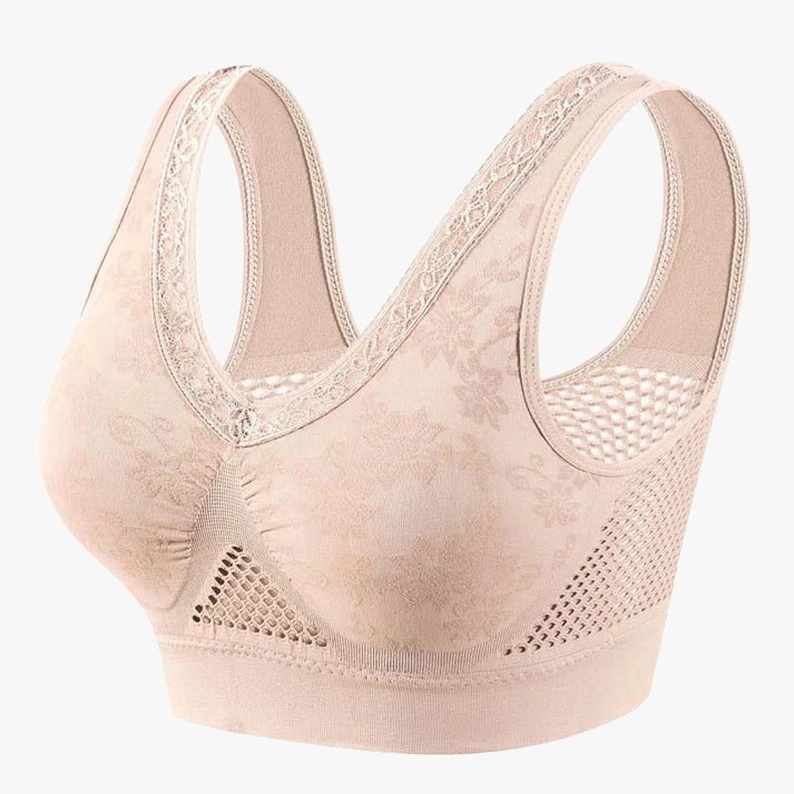 Veluna - Women's wireless lace comfort bra