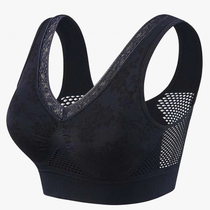 Veluna - Women's wireless lace comfort bra