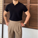 Keaton | Men's V-Collar Polo Shirt with Cotton Blend