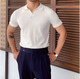 Keaton | Men's V-Collar Polo Shirt with Cotton Blend