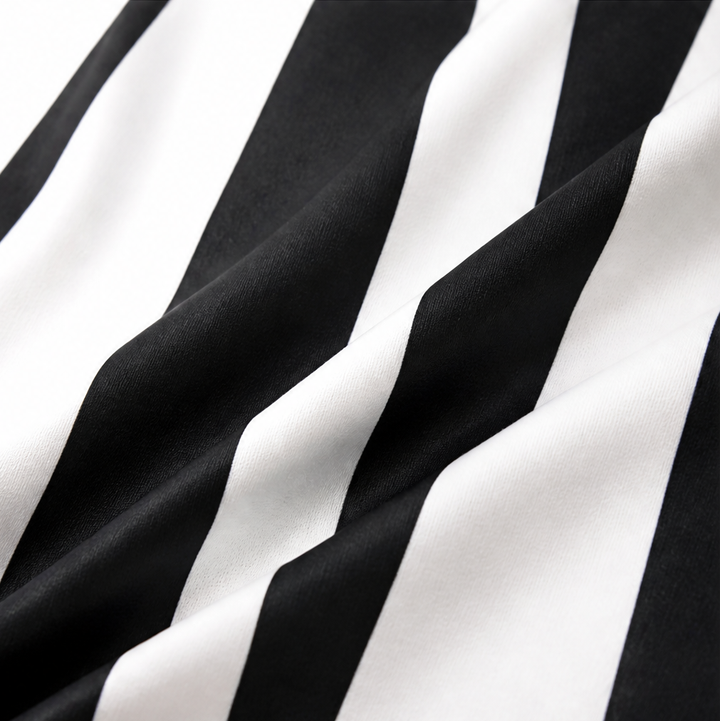 Solavia – Vertical Stripe Maxi Dress with V-Neck and Spaghetti Straps