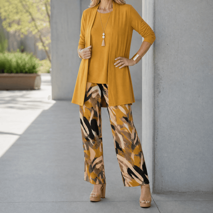 Taylor – Women's Elegant 3-Piece Cardigan Set
