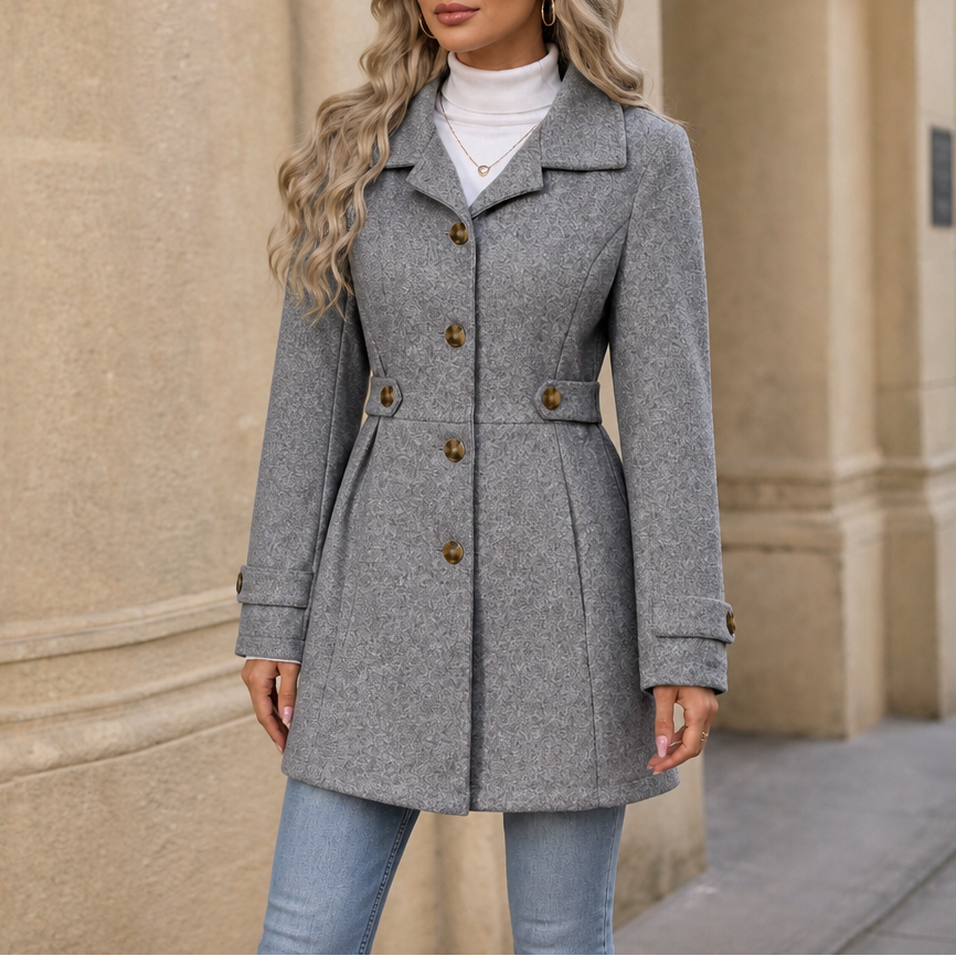 Vestalle – Belted Tailored Blend Trench Coat