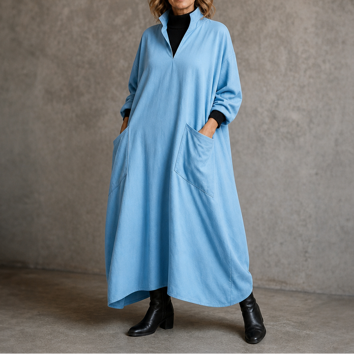 Wearbella – Cocoon Taper Mock Neck Dress