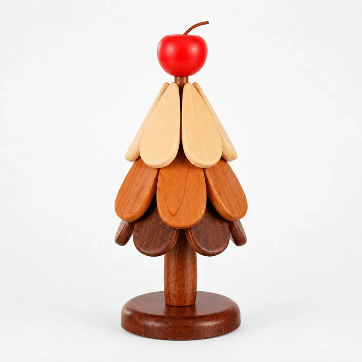 Pinecrest – Wooden Christmas Tree Trivet Set with Gravity-Fold Feathers