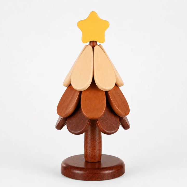 Pinecrest – Wooden Christmas Tree Trivet Set with Gravity-Fold Feathers
