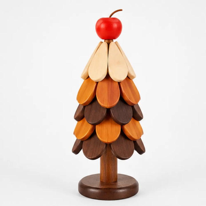 Pinecrest – Wooden Christmas Tree Trivet Set with Gravity-Fold Feathers