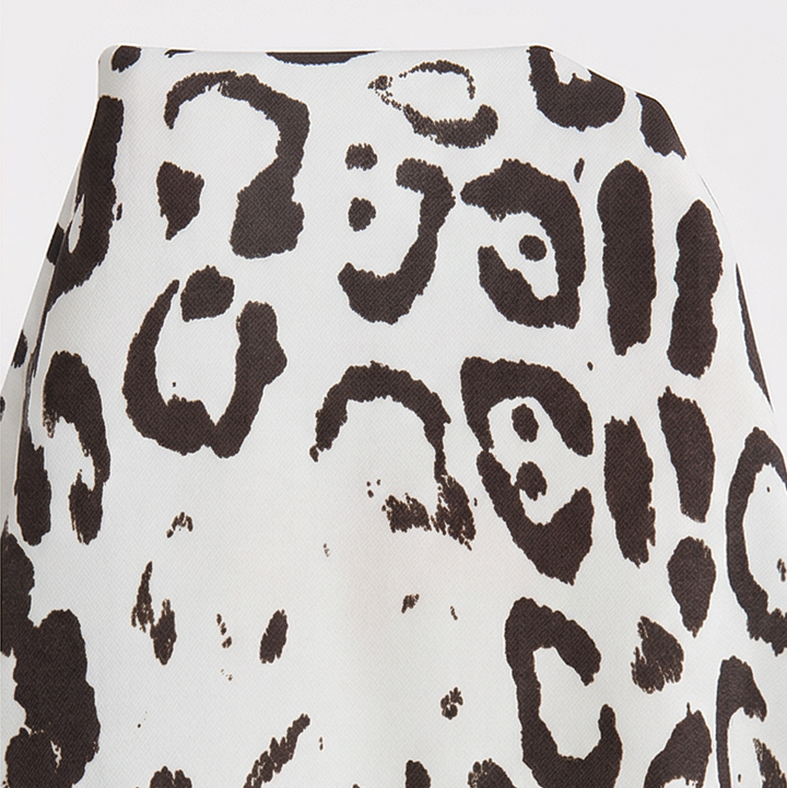 Vivara – Leopard Print V Neck Pocket Dress