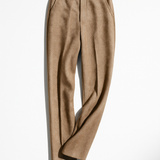 Vivian | Women's Wool Blend Straight Leg Trousers with High Waist