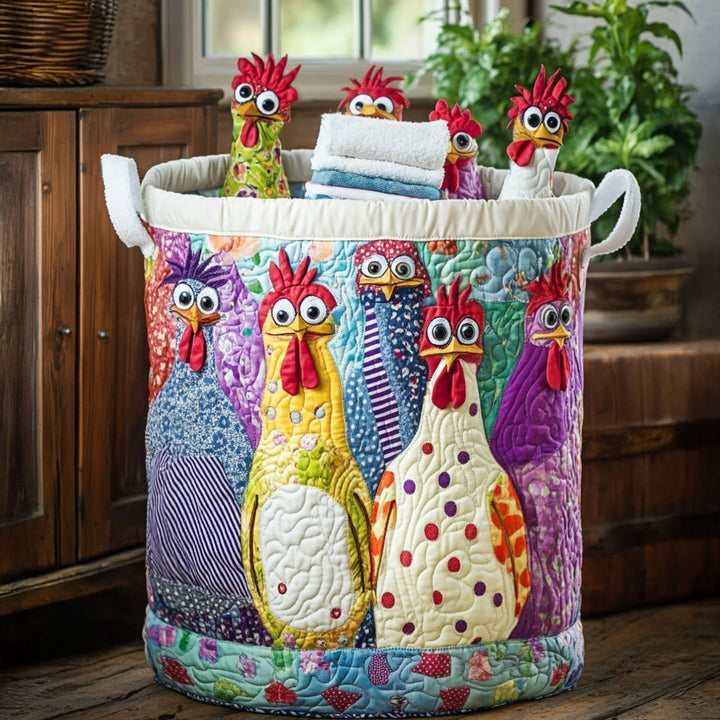 Fillfast – Quilted Animal-Print Foldable Storage Basket