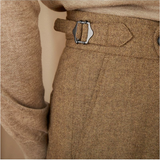 Tyler | Men Wool Pleated Straight Trousers